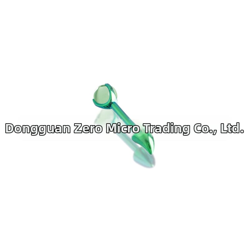 Naušnice s demonskim rogovima, geometrijski oblik, uložene kristalne kuglice, F136 titanij zlitina, unisex