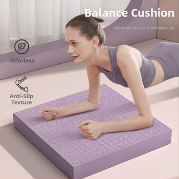 Ceļgalu un līdzsvara paklājs, ārkārtīgi biezi fitnesa paklājs ar plakanu atbalstu, saderīgs ar ab rulli, 4 mm