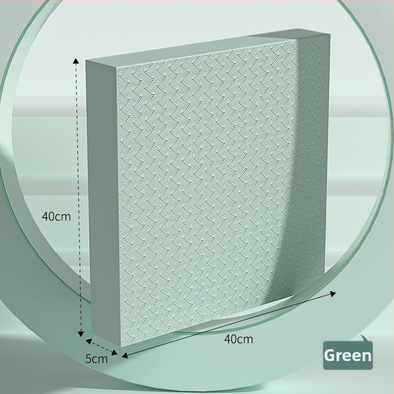 Ceļgalu un līdzsvara paklājs, ārkārtīgi biezi fitnesa paklājs ar plakanu atbalstu, saderīgs ar ab rulli, 4 mm