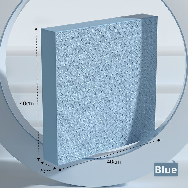 Ceļgalu un līdzsvara paklājs, ārkārtīgi biezi fitnesa paklājs ar plakanu atbalstu, saderīgs ar ab rulli, 4 mm