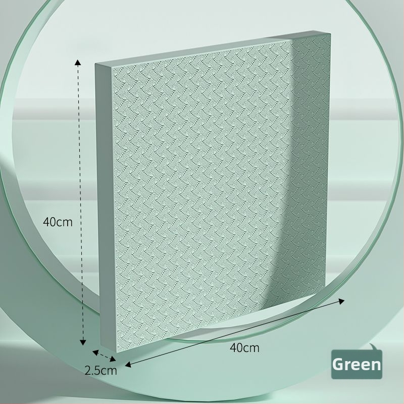 Ceļgalu un līdzsvara paklājs, ārkārtīgi biezi fitnesa paklājs ar plakanu atbalstu, saderīgs ar ab rulli, 4 mm