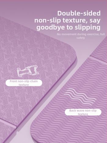 Longway saliekamā jogas paklājiņš – anti-slīdošs, TPE, 6–8 mm, 670 g