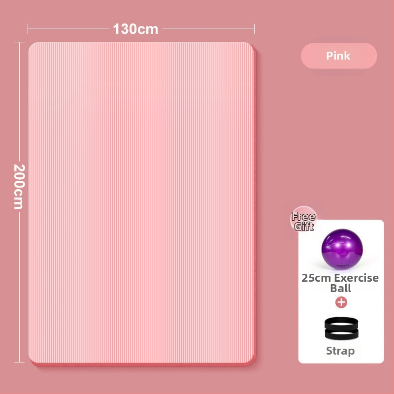 Strong Merchants nitrila jogas paklājs diviem, 8 mm biezums