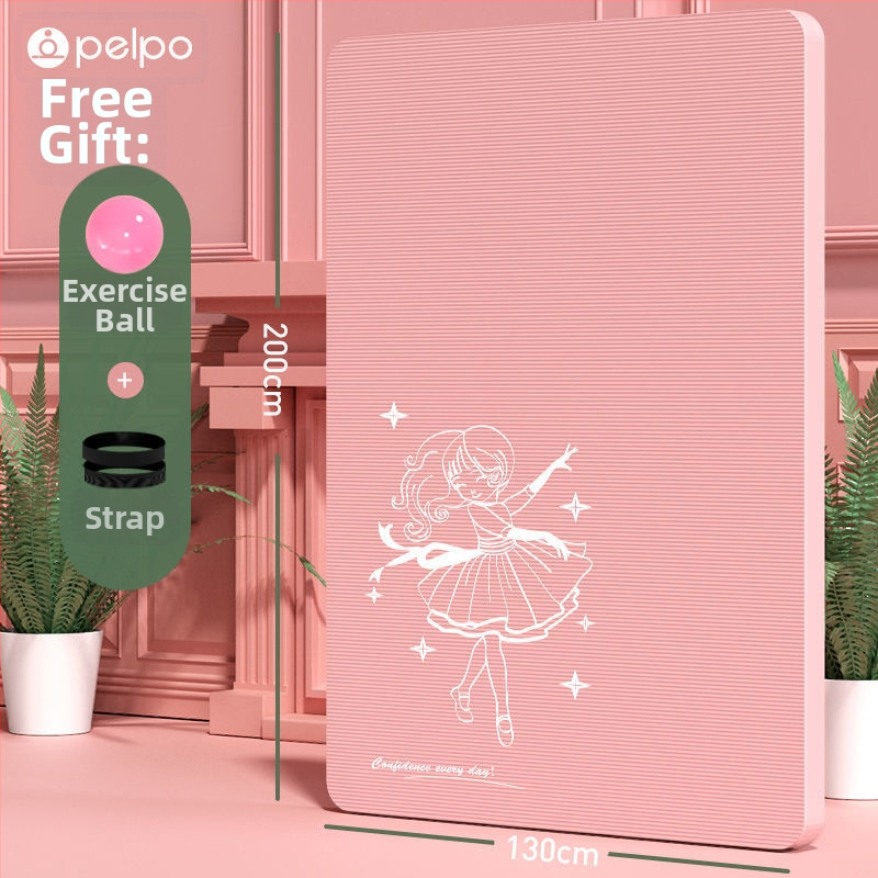 Strong Merchants nitrila jogas paklājs diviem, 8 mm biezums