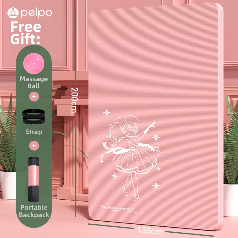 Strong Merchants nitrila jogas paklājs diviem, 8 mm biezums