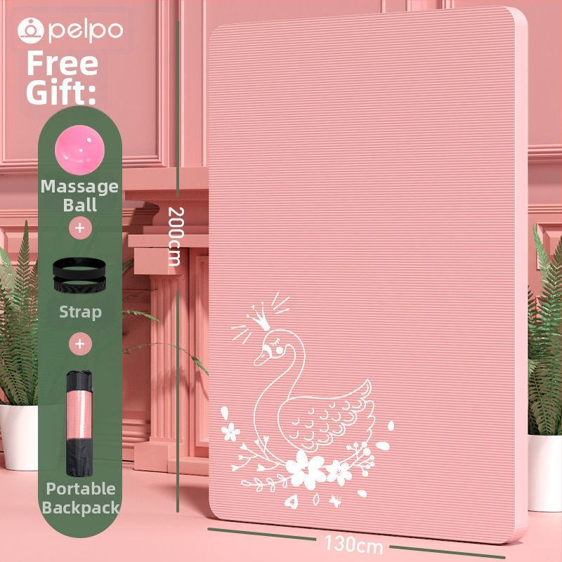 Strong Merchants nitrila jogas paklājs diviem, 8 mm biezums