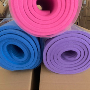 NBR jogas mats, 1 cm biezums, 0.7 kg, svītru raksts, pielāgojams