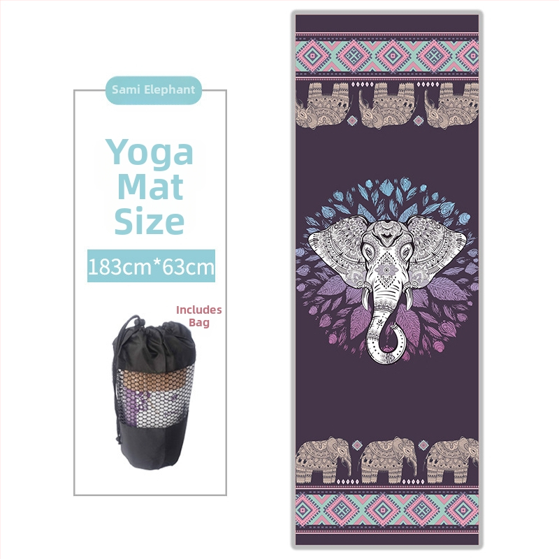 Joga paklāja dvielis - mikrošķiedra, 3 mm biezums, 480 g, pielāgojams