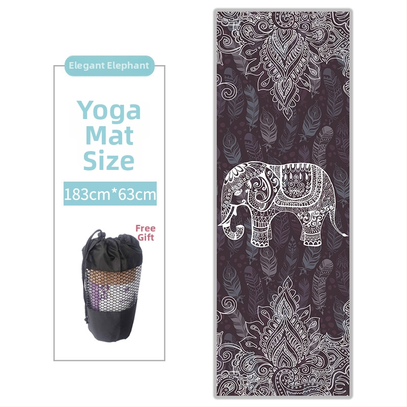 Joga paklāja dvielis - mikrošķiedra, 3 mm biezums, 480 g, pielāgojams