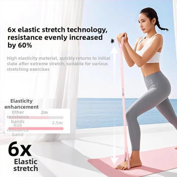 Figure-8 pretestības josta muguras un plecu stiepšanai – mājas treniņi un joga, ABS (Zīmols: KUS; Materiāls: ABS; Piemērošana: muguras/plecu stiepšana)