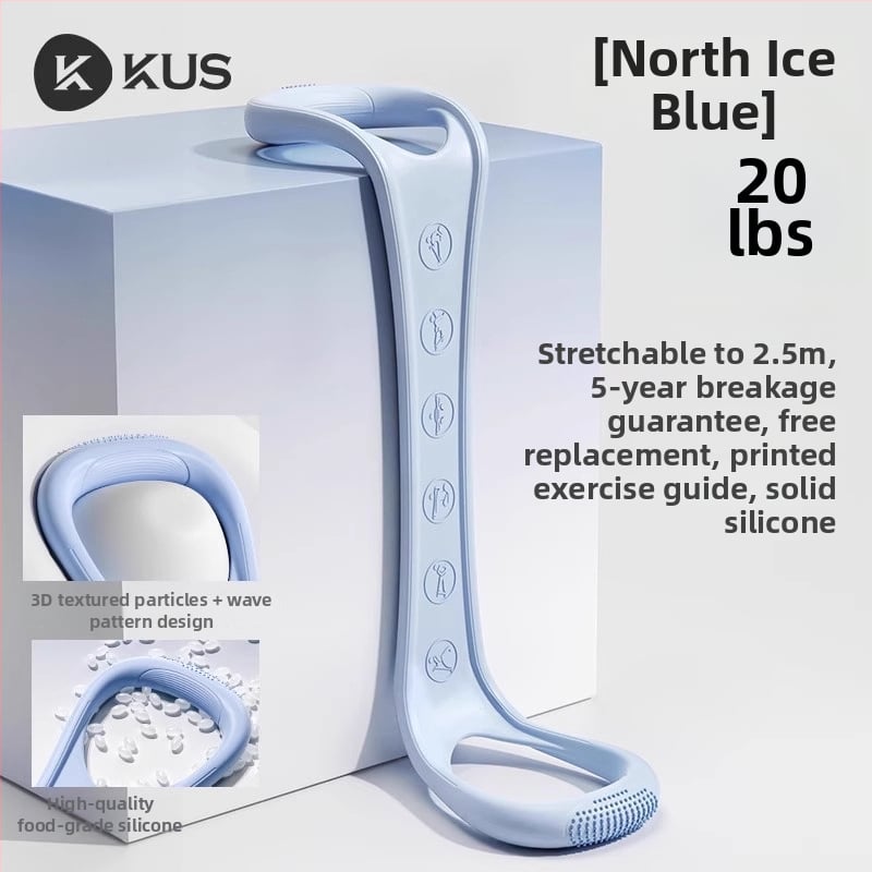 Figure-8 pretestības josta muguras un plecu stiepšanai – mājas treniņi un joga, ABS (Zīmols: KUS; Materiāls: ABS; Piemērošana: muguras/plecu stiepšana)