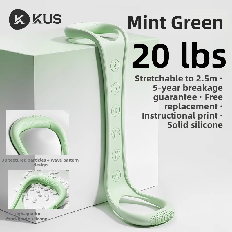 Figure-8 pretestības josta muguras un plecu stiepšanai – mājas treniņi un joga, ABS (Zīmols: KUS; Materiāls: ABS; Piemērošana: muguras/plecu stiepšana)