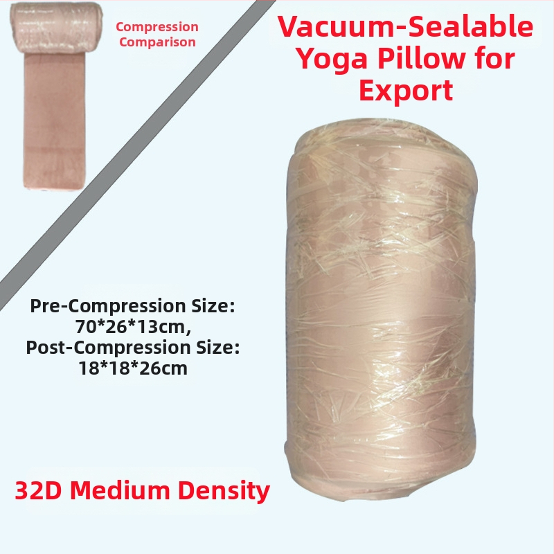 Fette jogas atbalsta spilvens Iyengar un Yin jogai – kakla skriemeļa atbalsts, jostas spilvens, taisnstūra dizains