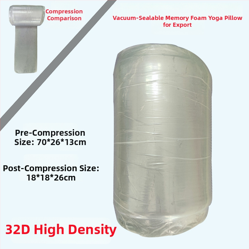 Fette jogas atbalsta spilvens Iyengar un Yin jogai – kakla skriemeļa atbalsts, jostas spilvens, taisnstūra dizains