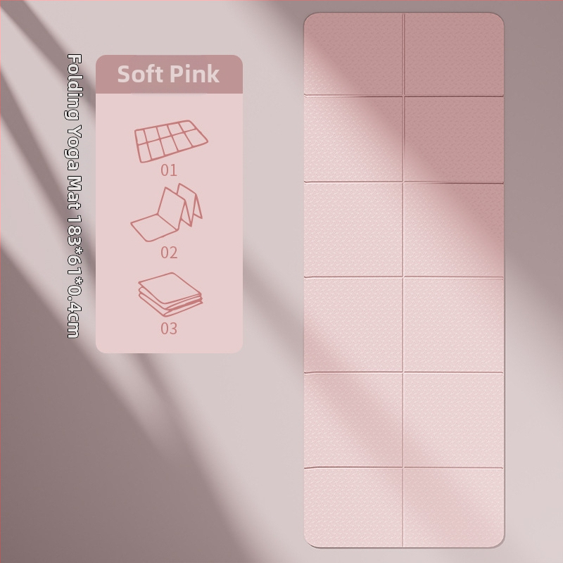 Salokāma TPE jogas paklājiņš — neslīdošs, bez smaržas, 6 mm biezums