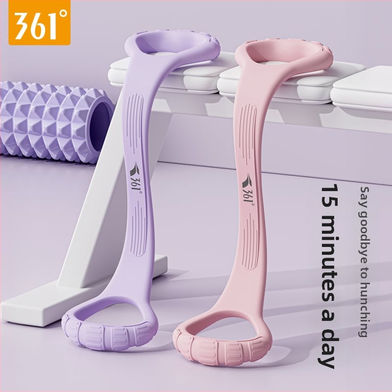 Pretestības lente ar astoņveidīgu dizainu muguras izstiepšanai – silikona mājas jogas fitnesa aprīkojums