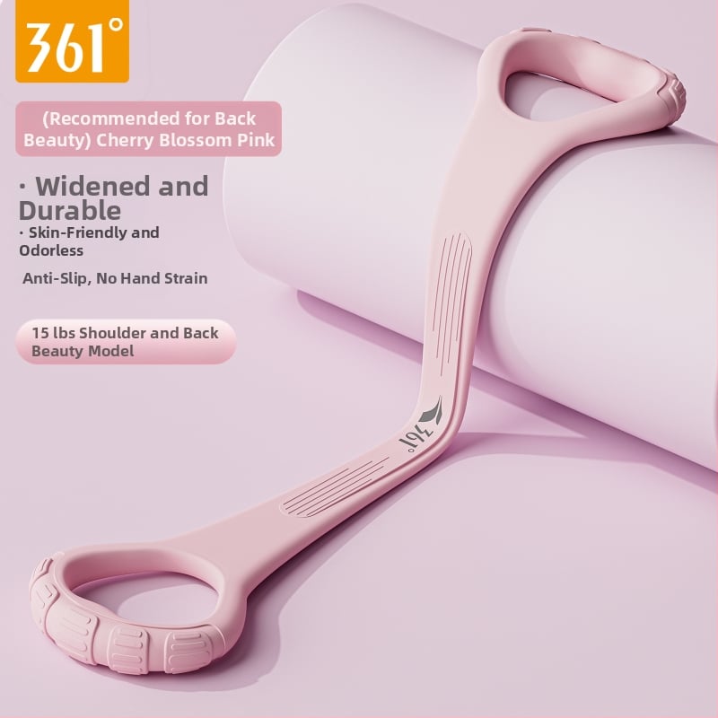 Pretestības lente ar astoņveidīgu dizainu muguras izstiepšanai – silikona mājas jogas fitnesa aprīkojums