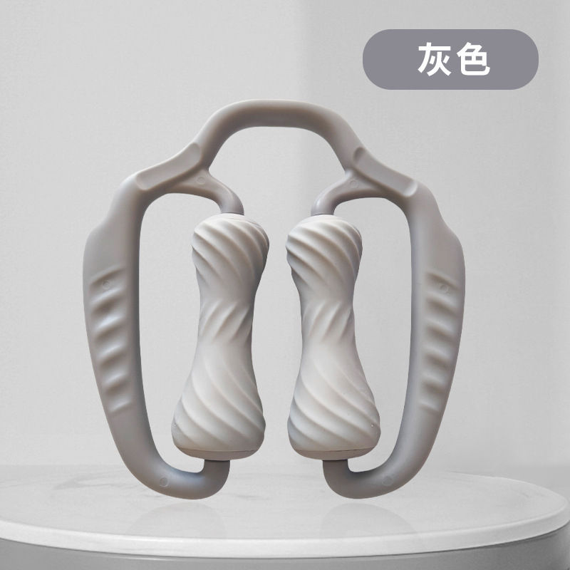 Dudli kāju masāžas riņķa rolis – gredzenveida divriteņu kāju stiprinājums, muskuļu relaksācija, jogas palīgs