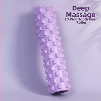 EVA putas masāžas veltņa, pusmēness formas, ķermeņa veidošanai un muskuļu izstiepšanai