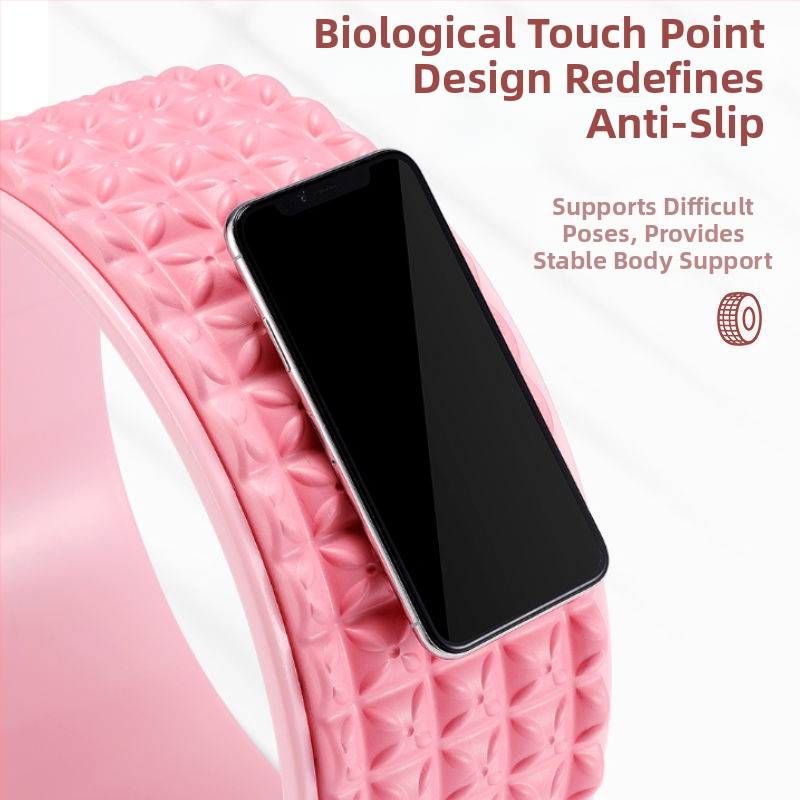 Jógový koliesko na otvorenie chrbta – pre začiatočníkov, joga a pilates koliesko (Materiál: Iné)