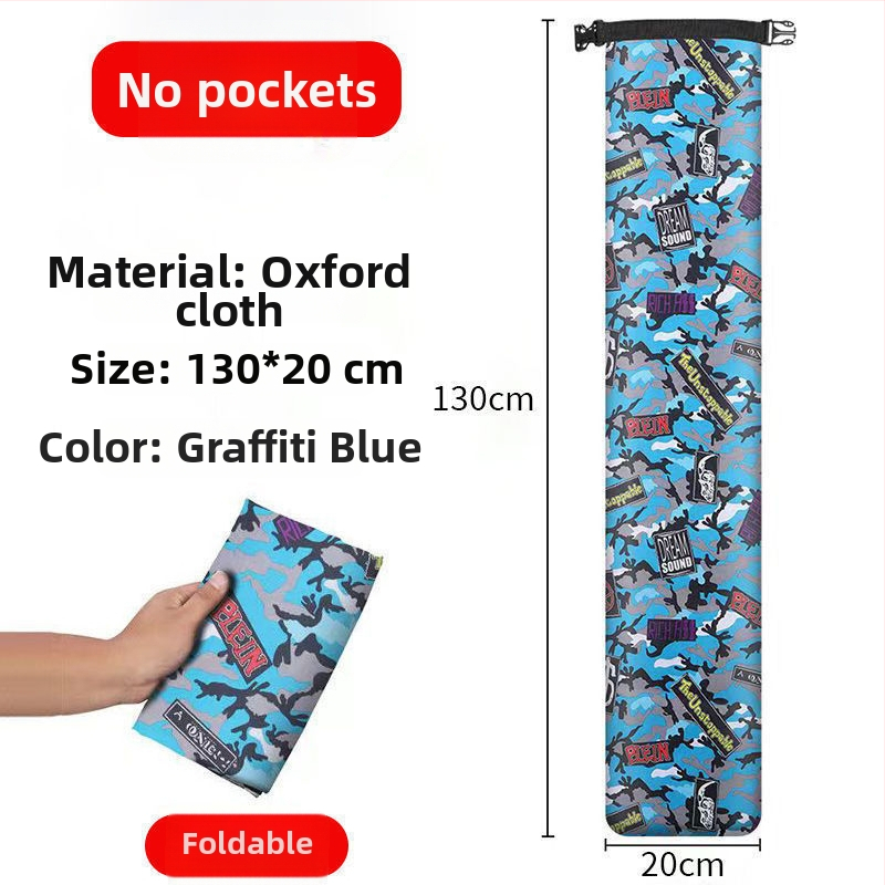 Salokāma makšķerēšanas kāta un lietussarga uzglabāšanas soma – viegla PVC soma