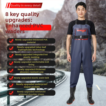 Unisex žvejybos lietaus apranga su integruotomis vandens kelnįmis – atspari vandeniui, dilimui, visus metų laikus