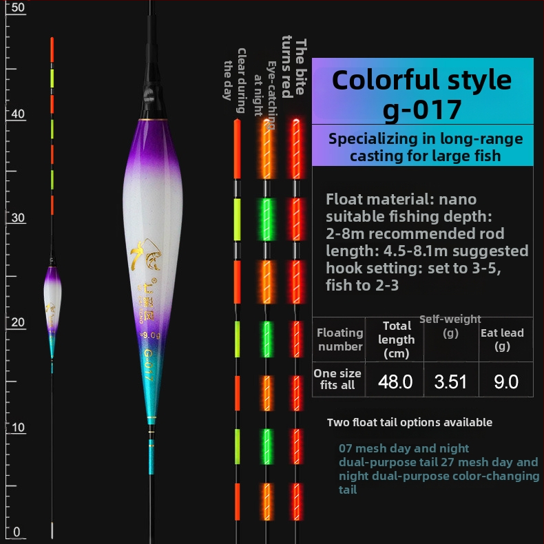 Colorful Wind zvejas plūds — kompozit materiāls, kategorija: peld plūdi/buji, licencēta privātā zīmols