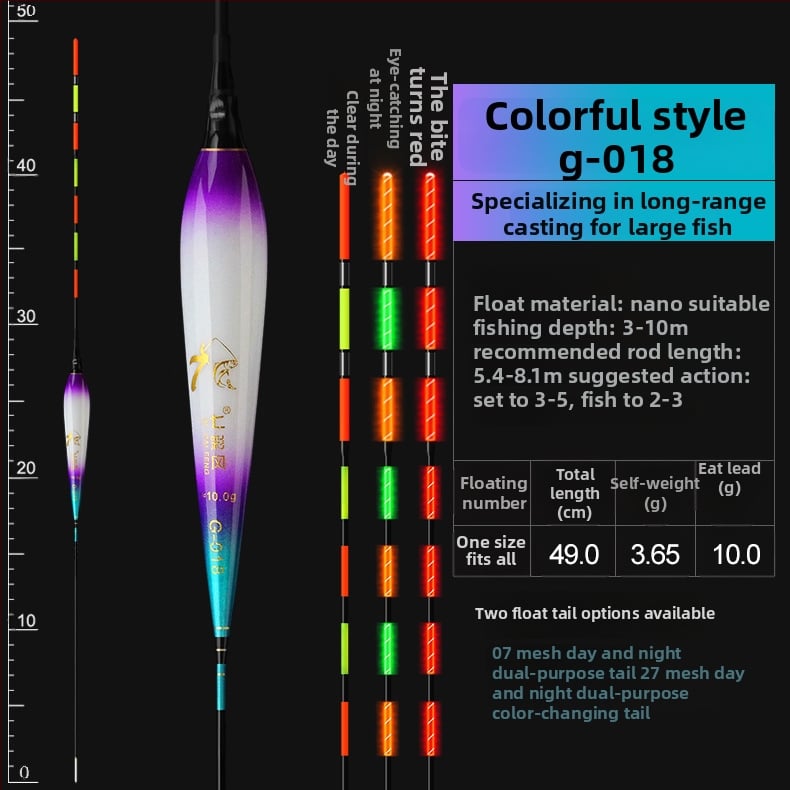 Colorful Wind zvejas plūds — kompozit materiāls, kategorija: peld plūdi/buji, licencēta privātā zīmols
