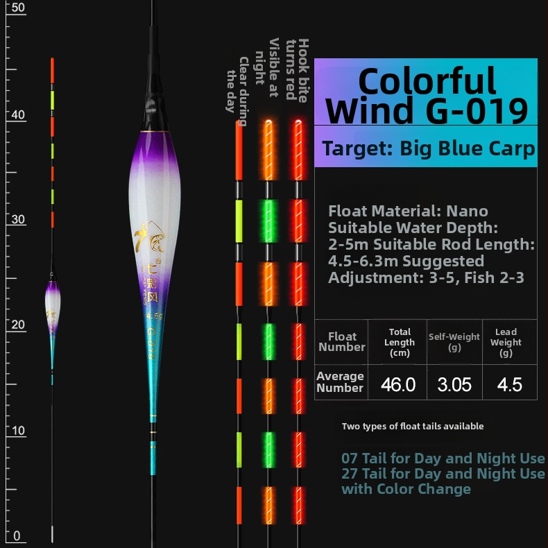Colorful Wind zvejas plūds — kompozit materiāls, kategorija: peld plūdi/buji, licencēta privātā zīmols