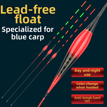 Vertikālais dreifs plūds ar gaismas efektu – bez svina, nano materiāls; lielām zivīm, trollings