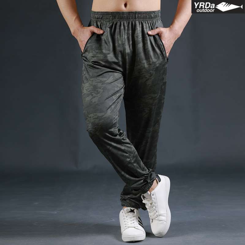 Ice Silk žvejybos kelnes – Maskuotė, Saulės apsauga, Kvėpuojančios, Greitai džiūsta, Unisex leggings