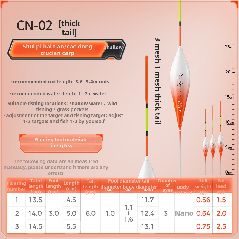 Vertikālais drift pludiņš - Kawaze, materiāls: cits