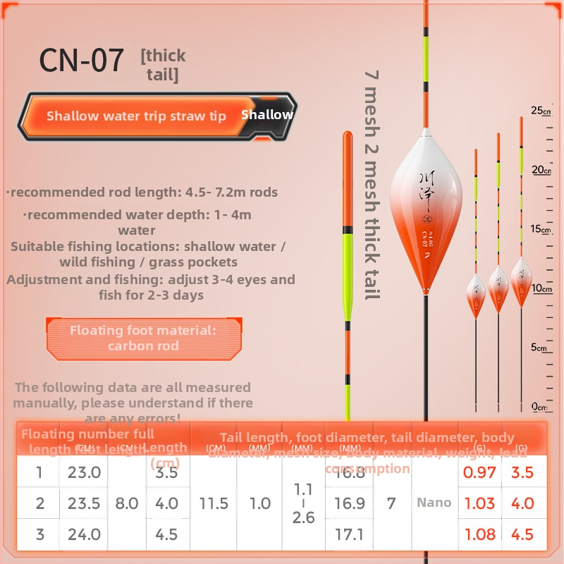 Vertikālais drift pludiņš - Kawaze, materiāls: cits