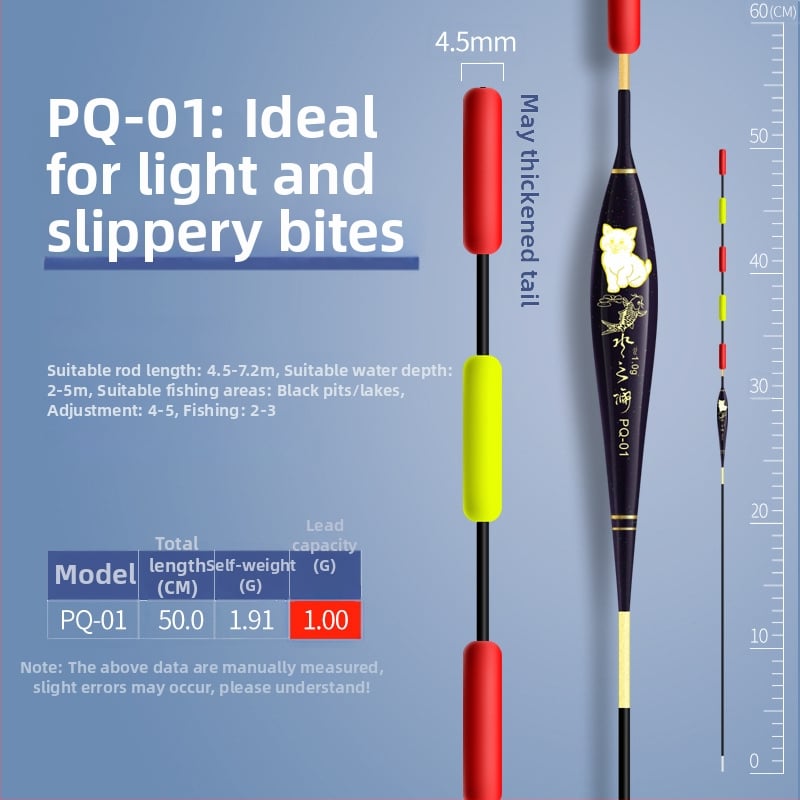 Water Ram Nano vertikālais peldētājs driftam