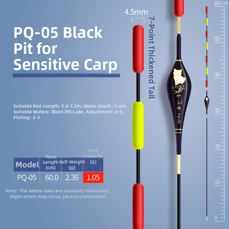 Water Ram Nano vertikālais peldētājs driftam