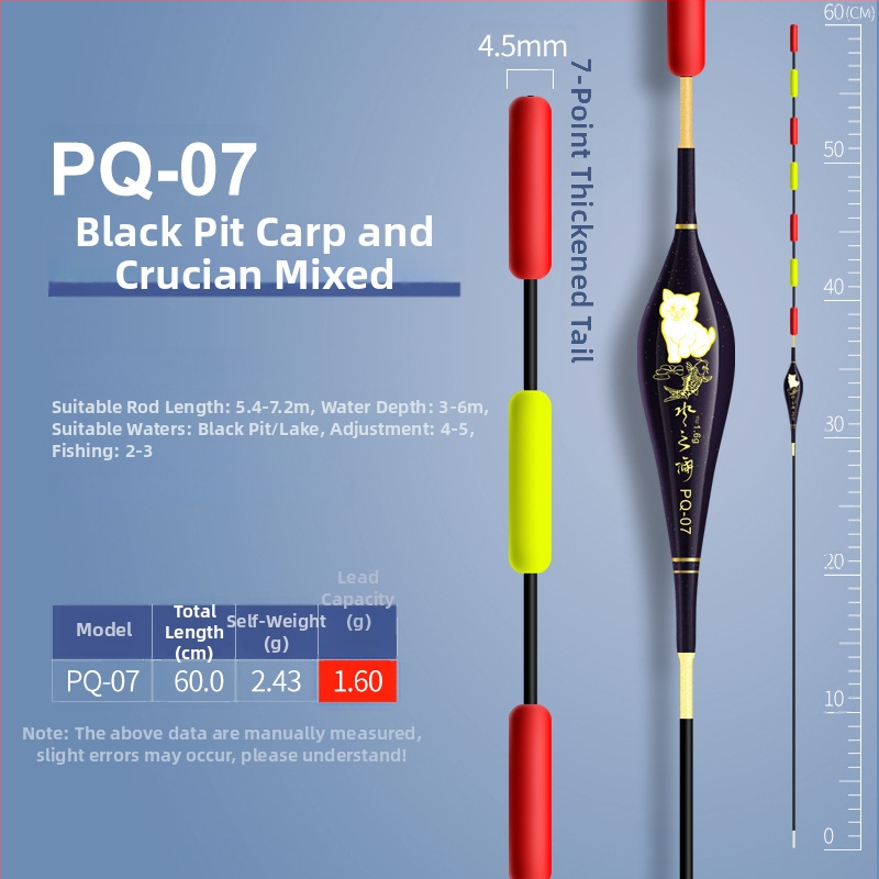 Water Ram Nano vertikālais peldētājs driftam