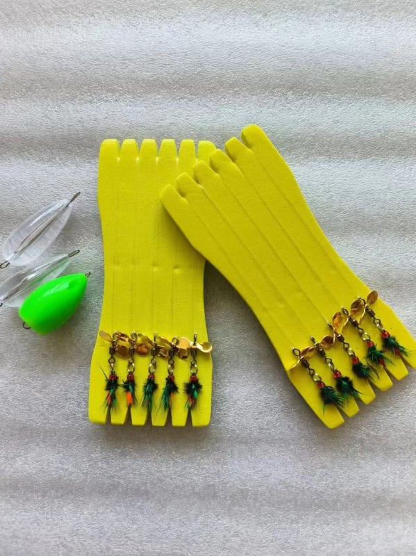 Set de cârlige pentru pescuit la muște pentru începători, năluci în stil minnow, cârlige de mansetă, cârlige de muște și accesoriu pentru cap cu paiete