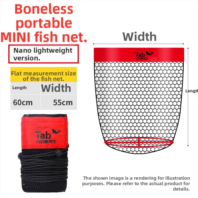 Tab Nailona Zvejas Aizsardzība – Pārvadājamā Maza Zivju Soma Dabas Zvejai