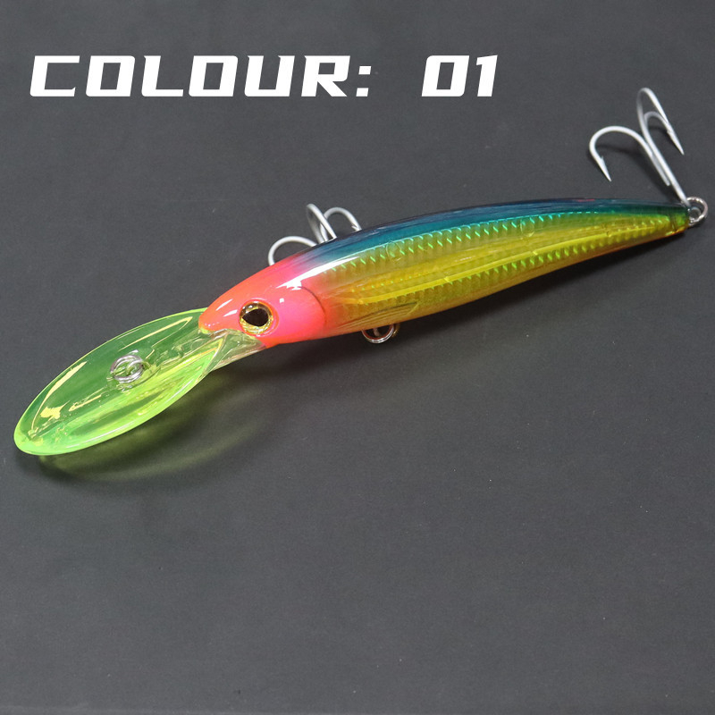 Mingnuo Momeală de pescuit – imitare tip trailer, corp din ABS plastic, etichetă privată licențiată