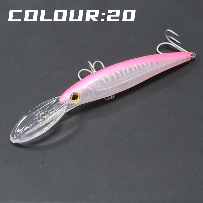 Mingnuo Momeală de pescuit – imitare tip trailer, corp din ABS plastic, etichetă privată licențiată