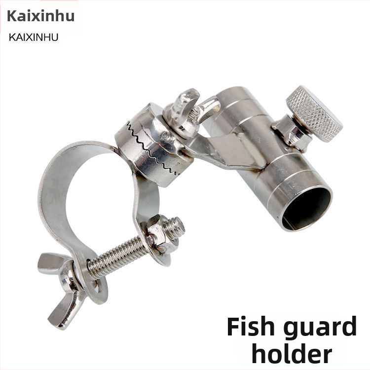 Happy Tiger Nerūsējošā tērauda makšķerēšanas krēsla piederumi – trīsdaļīgs komplekts ar ēsmu uzglabāšanu un zivju aizsargājošu turētāju