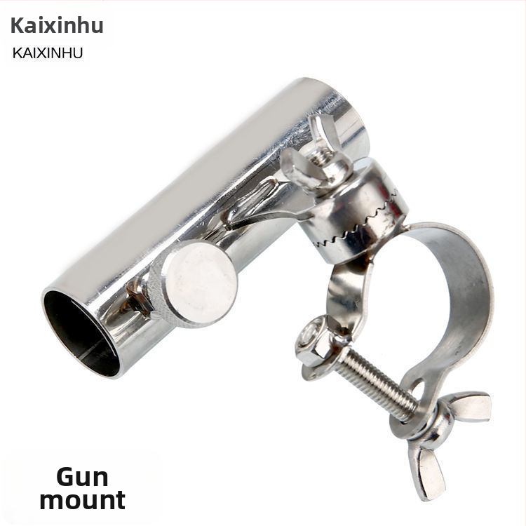 Happy Tiger Nerūsējošā tērauda makšķerēšanas krēsla piederumi – trīsdaļīgs komplekts ar ēsmu uzglabāšanu un zivju aizsargājošu turētāju