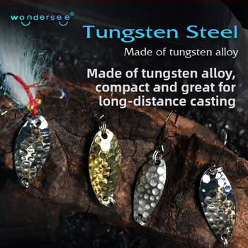 Zvejas lure Tungsten Steel Bright Flake — Zīmols wondersee/Hip-Hop Guest; Produkta numurs Tungsten Steel Bright Flake; Materiāls PVC; Iepakojums Hardcover