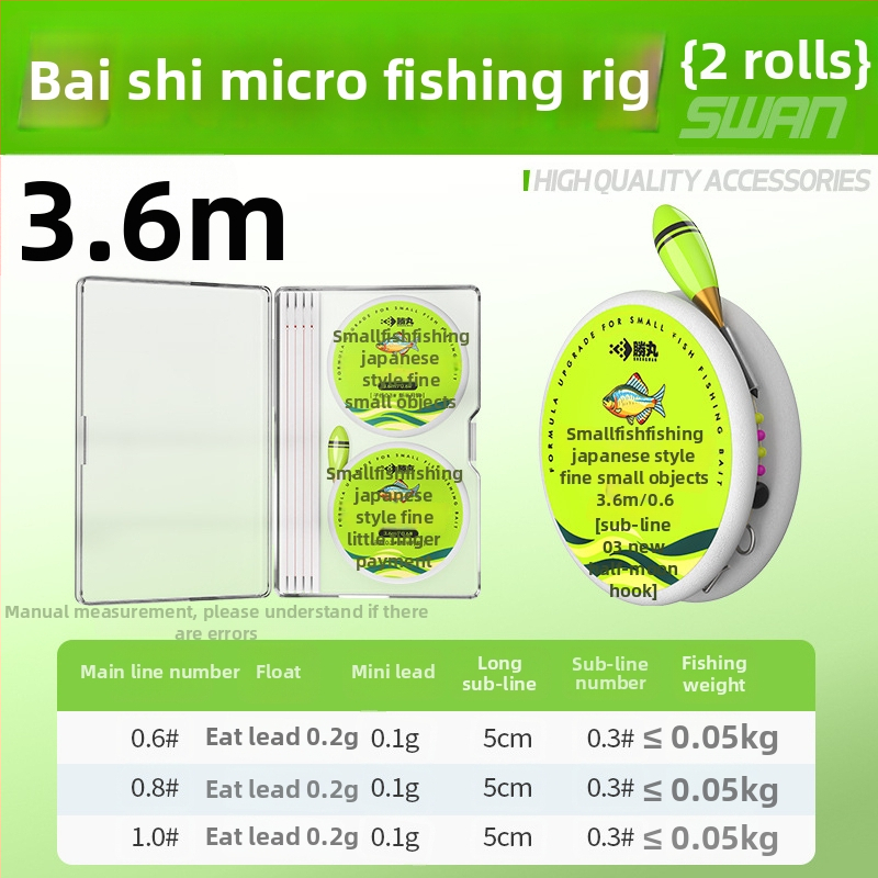 Japāņu stilā straumes makšķerēšanas līniju komplekts ar vienu āķi, neilons