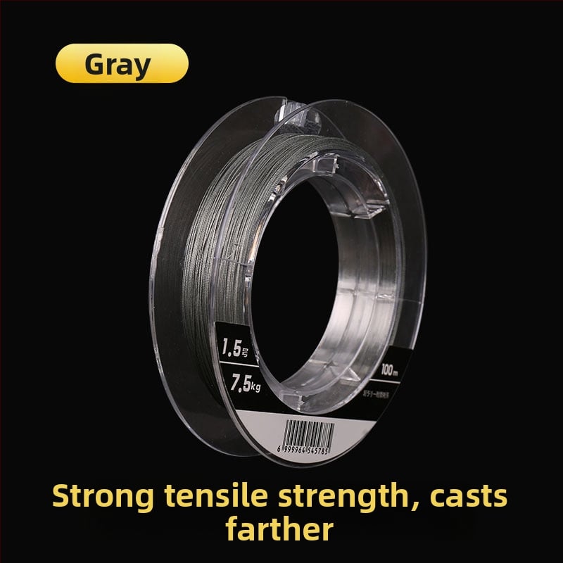 PE galvenā līnija - 8 pavedienu, ārkārtīgi gluda, grimstoša, 100 m