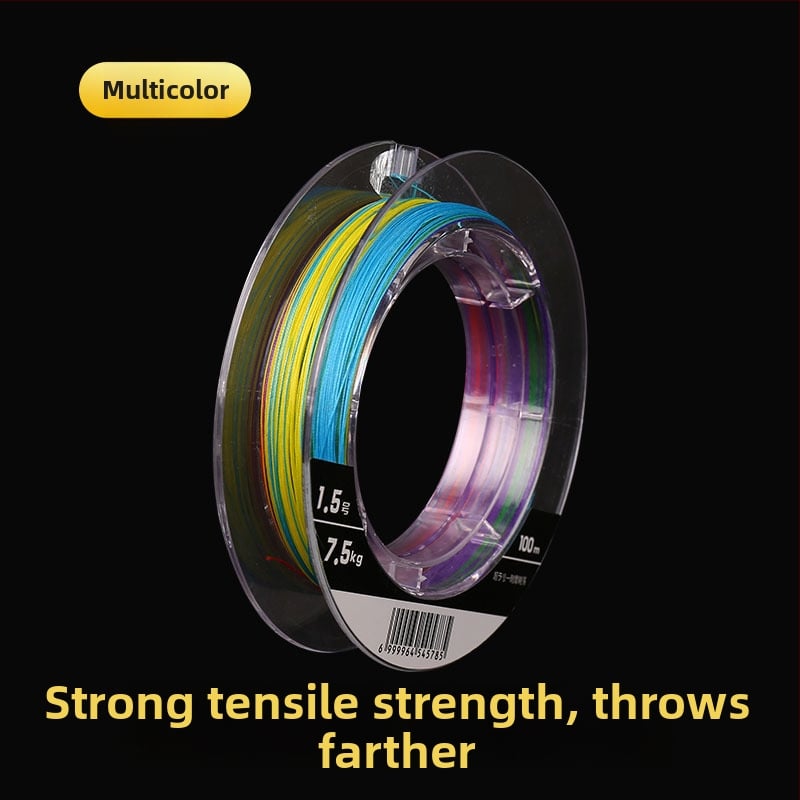 PE galvenā līnija - 8 pavedienu, ārkārtīgi gluda, grimstoša, 100 m