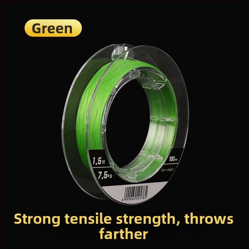 PE galvenā līnija - 8 pavedienu, ārkārtīgi gluda, grimstoša, 100 m