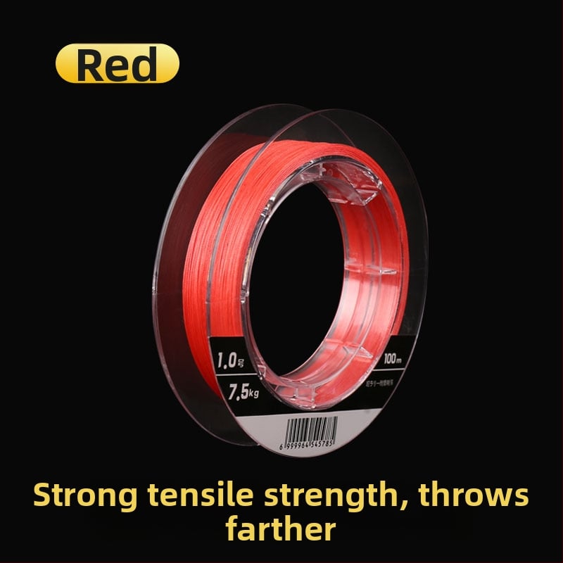 PE galvenā līnija - 8 pavedienu, ārkārtīgi gluda, grimstoša, 100 m