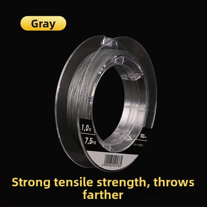 PE galvenā līnija - 8 pavedienu, ārkārtīgi gluda, grimstoša, 100 m