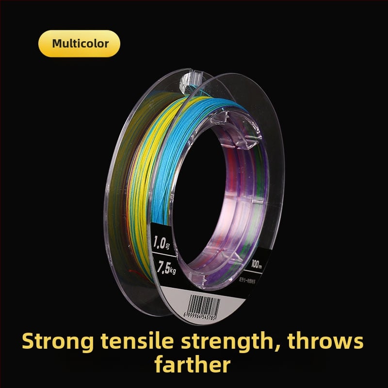 PE galvenā līnija - 8 pavedienu, ārkārtīgi gluda, grimstoša, 100 m